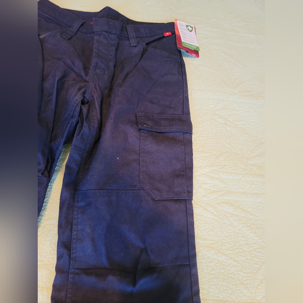 Bulwark Navy Womens Cargo Pants - Picture 3 of 11